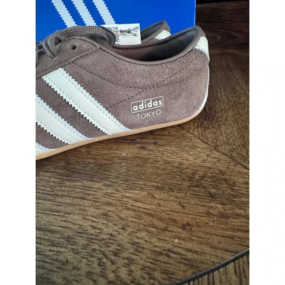 Adidas Tokyo W Earth Strata Off White Brown Suede Gum KI3584 Womens 8.5